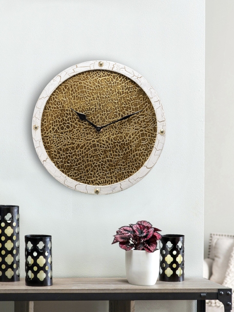 RANGRAGE Brown Dial Handcrafted Analogue Wall Clock