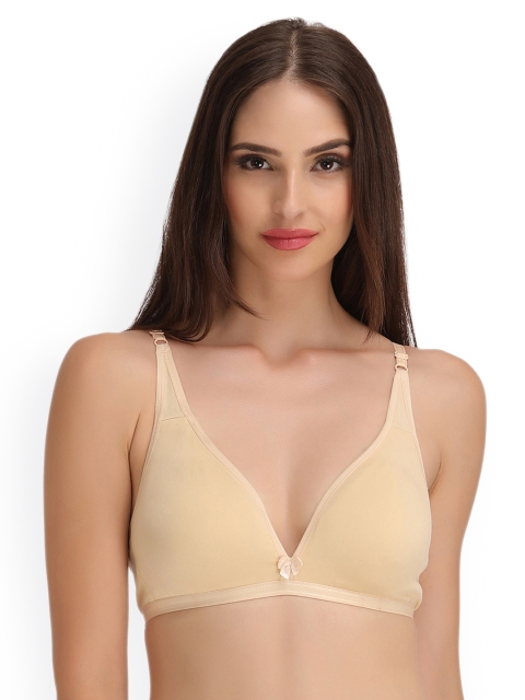 

Clovia Non-Padded Non-Wired Plunge Bra, Nude