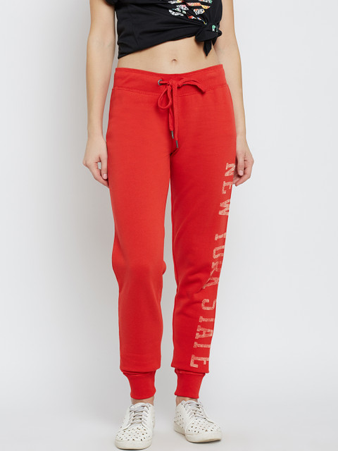 

Aeropostale Red Solid Joggers