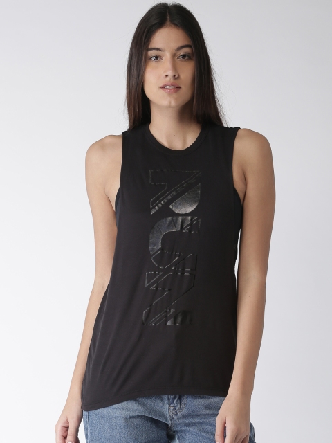 

Aeropostale Women Black Printed Top