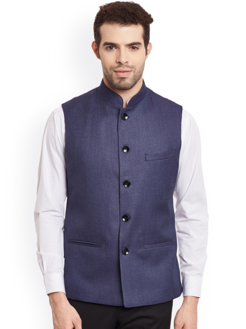 

Envoy Blue Nehru Jacket