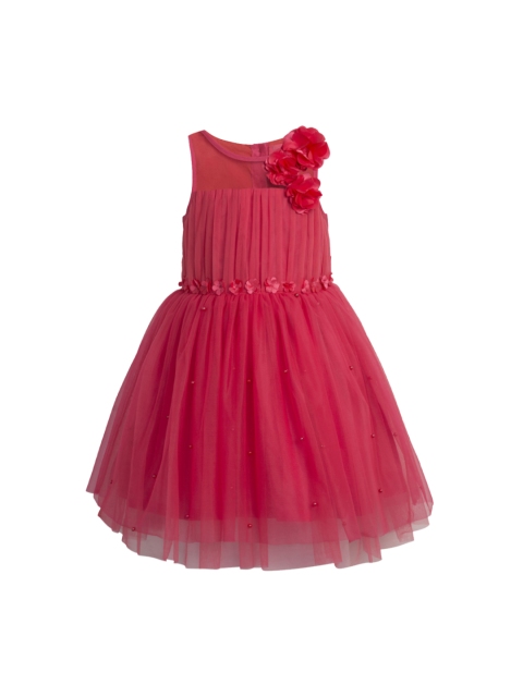 

Toy Balloon kids Girls Coral Embellished Empire Dress