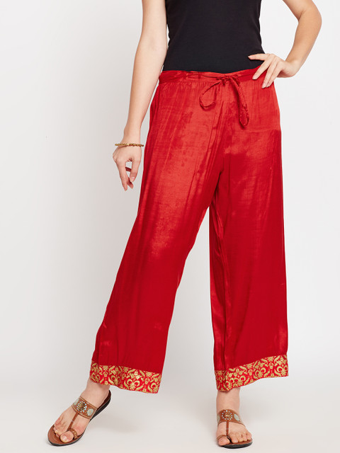 

Biba Women Red Palazzos