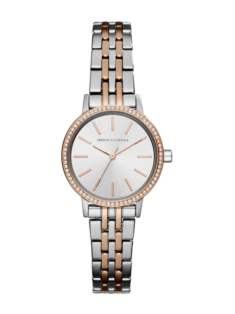 

Armani Exchange Women Silver-Toned Analogue Watch AX5542I