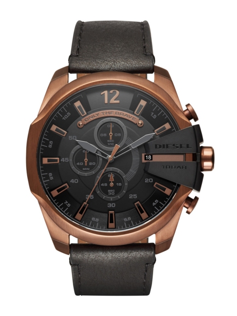 

DIESEL Men Gunmetal-Toned Chronograph Watch DZ4459I, Metallic
