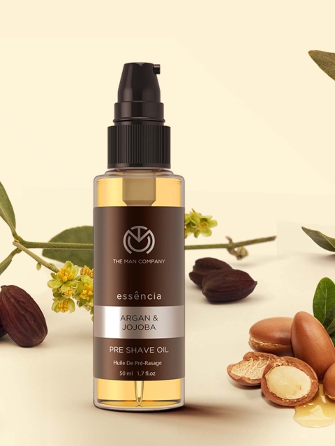 

THE MAN COMPANY Argan & Jojoba Pre-Shave Oil 50 ml, Brown