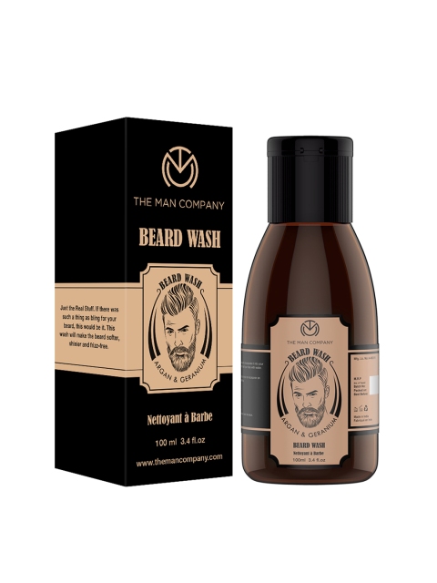 

THE MAN COMPANY Argan & Geranium Beard Wash 100 ml, Black