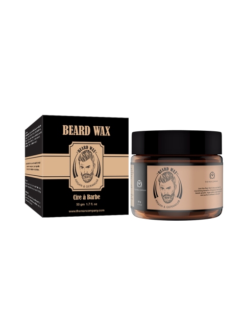 

THE MAN COMPANY Argan & Geranium Beard Wax 50g, Black