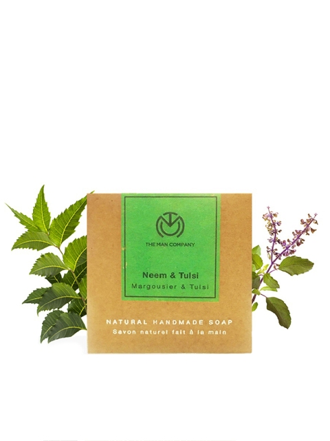 

The Man Company Men Neem & Tulsi Natural Handmade Soap, Brown