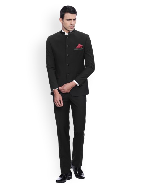 

SUITLTD Black Single-Breasted Slim Fit Formal Suit