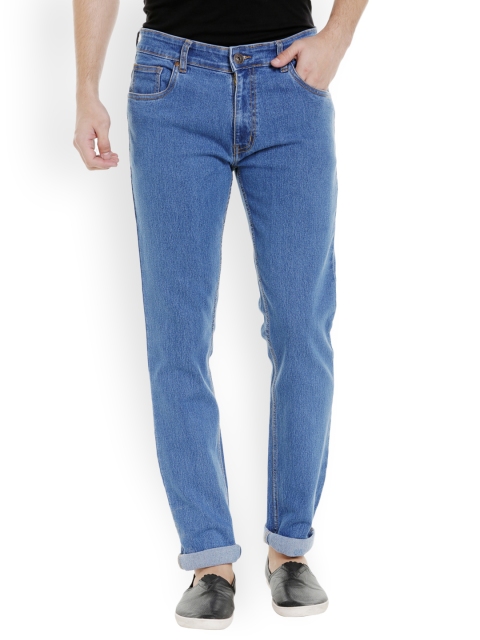 

High Star Men Blue Mid-Rise Clean Look Slim Fit Stretchable Jeans