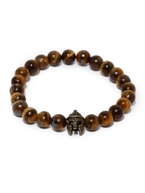 

The Bro Code Unisex Brown Beaded Bracelet