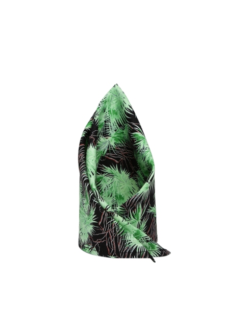 

The Bro Code Black & Green Printed Pocket Square