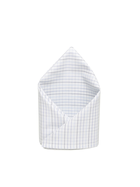 

The Bro Code Men White Checked Pocket Square