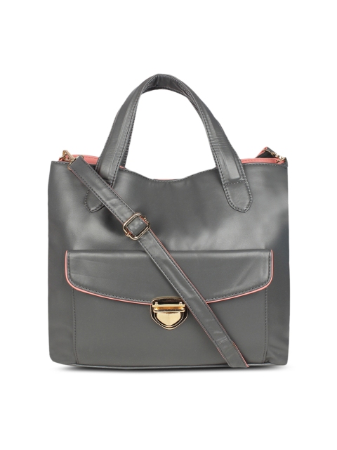 

Berrypeckers Grey Solid Handheld Bag