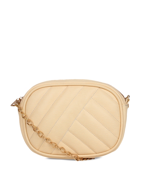 

Berrypeckers Beige Textured Sling Bag