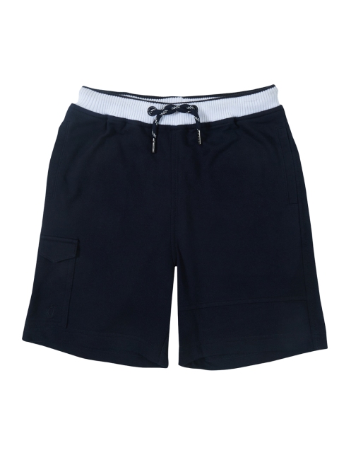 

Gini and Jony Boys Blue Solid Regular Fit Regular Shorts