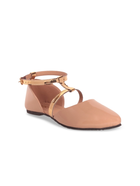 

GNIST Women Beige Solid Ballerinas