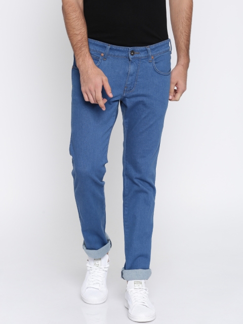 Wrangler Men Blue Slim Fit Low-Rise Clean Look Stretchable Jeans available at myntra for Rs.1247