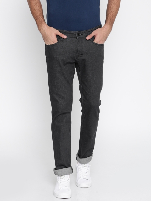 

Wrangler Men Black Slim Fit Low-Rise Clean Look Stretchable Jeans
