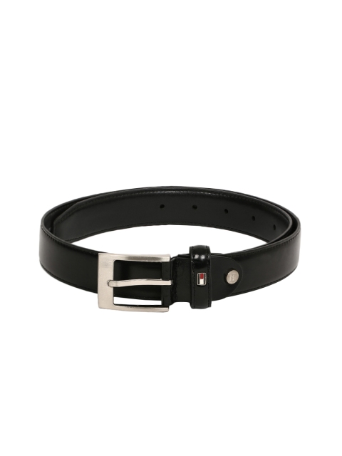 

Tommy Hilfiger Men Black Solid Belt
