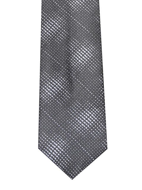 

INVICTUS Grey Woven Design Tie