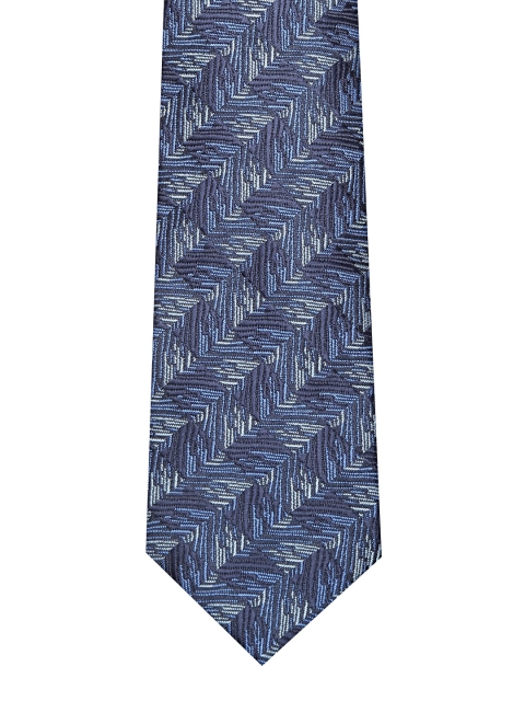 

INVICTUS Navy Patterned Tie, Navy blue