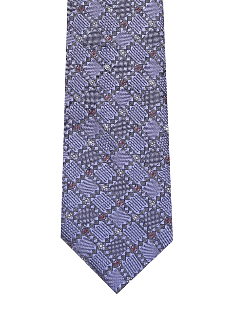 

INVICTUS Lavender Woven Design Tie