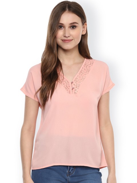 

Harpa Women Pink Solid Top