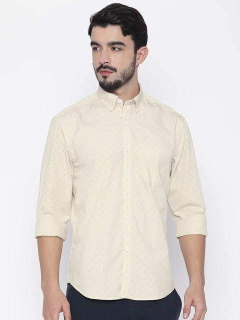 

CODE by Lifestyle Men Beige Smart Regular Fit Printed Casual Shirt