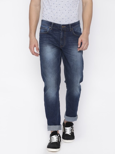 

Forca by Lifestyle Men Blue Slim Fit Mid-Rise Clean Look Stretchable Jeans