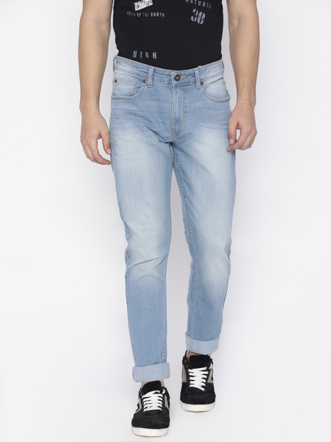 

Forca by Lifestyle Men Blue Slim Tapered Fit Mid-Rise Clean Look Stretchable Jeans