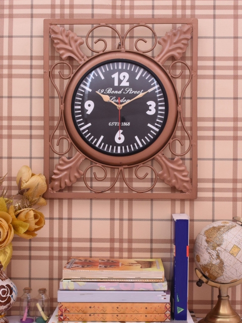 

Home Sparkle Black Dial Analogue 38 cm x 33 cm Wall Clock