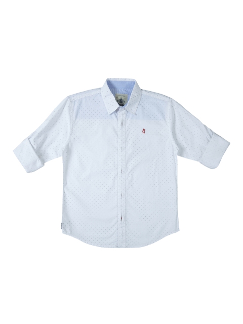 

Gini and Jony Boys Off-White Regular Fit Printed Casual Shirt