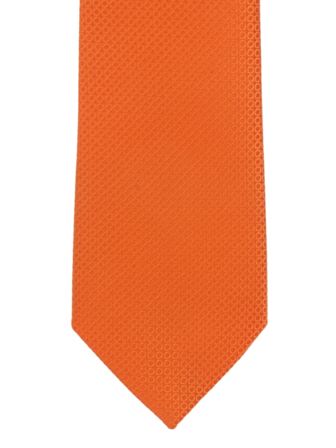

Alvaro Castagnino Orange Patterned Tie