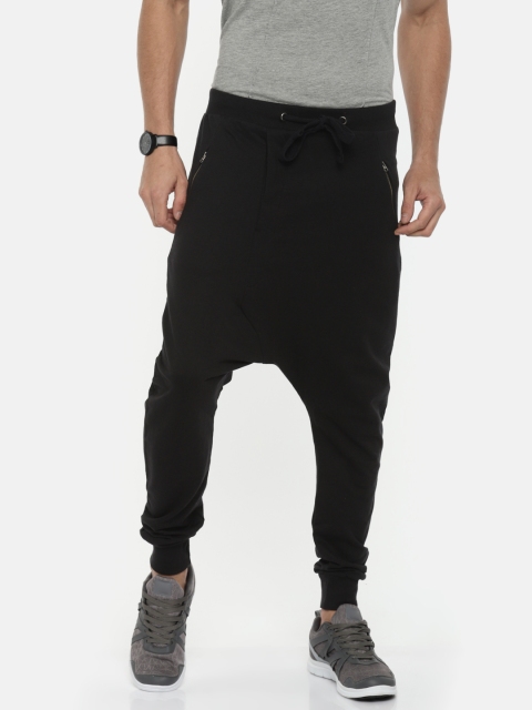 

People Men Black Solid Joggers