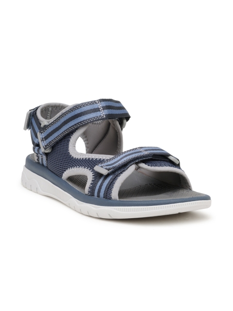 

Clarks Men Navy Comfort Sandals, Navy blue