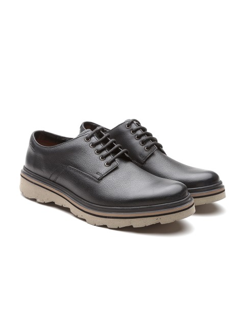 

Clarks Men Black Leather Derbys