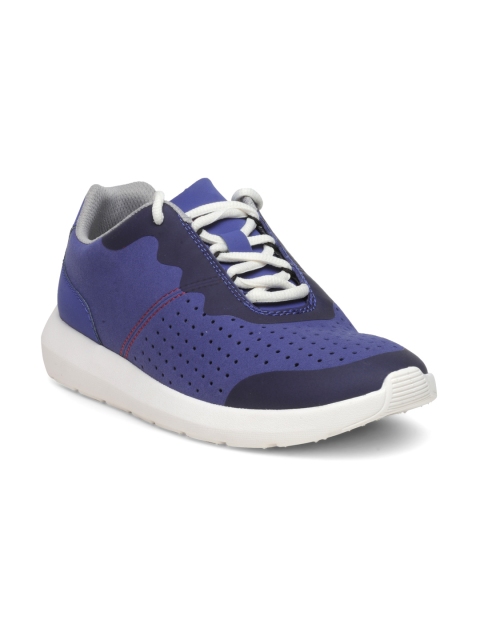

Clarks Men Blue Perforated Sneakers