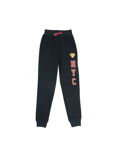 

Palm Tree Girls Charcoal Grey Jogger Track Pants