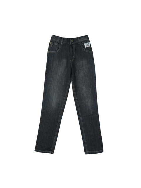 

Palm Tree Boys Grey Regular Fit Mid-Rise Clean Look Jeans