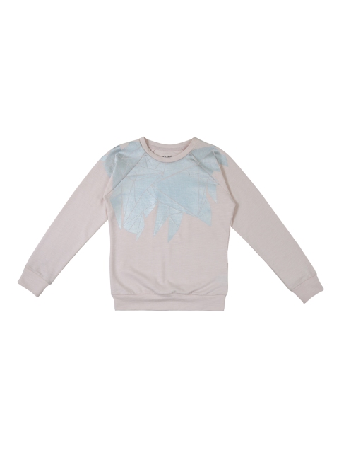 

Gini and Jony Girls Peach-Coloured Printed Sweatshirt
