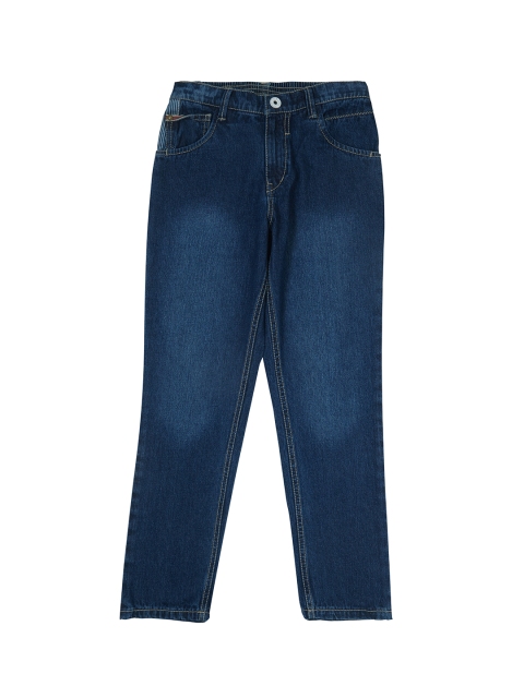 

Palm Tree Boys Blue Regular Fit Mid-Rise Clean Look Jeans