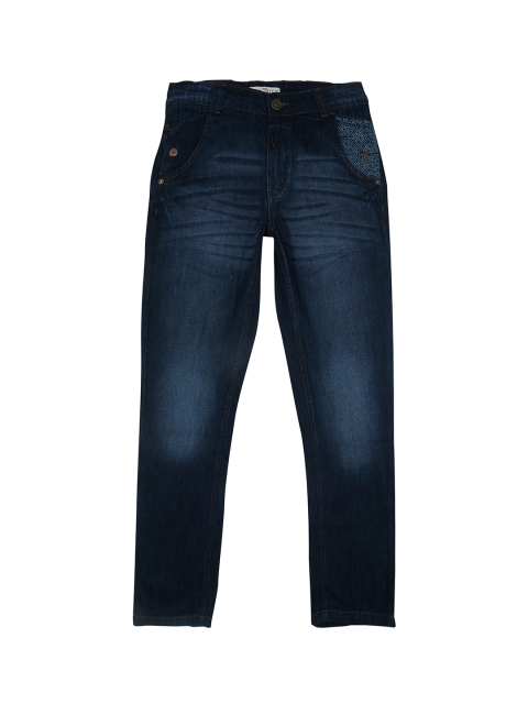 

Palm Tree Boys Blue Regular Fit Mid-Rise Clean Look Jeans
