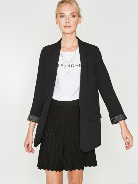 

promod Black A-Line Mini Skirt