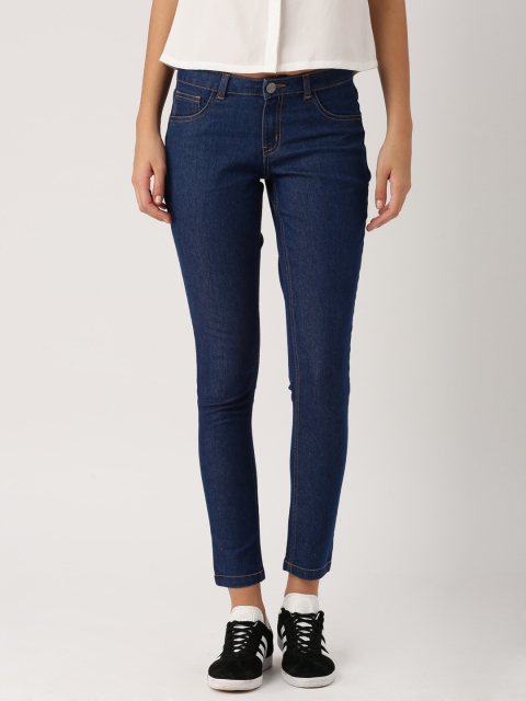 

Ms.Taken Women Blue Skinny Fit Mid-Rise Clean Look Stretchable Jeans