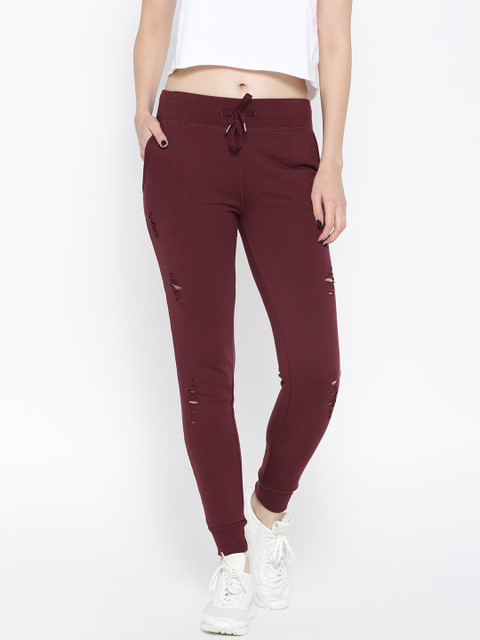 

FOREVER 21 Burgundy Joggers