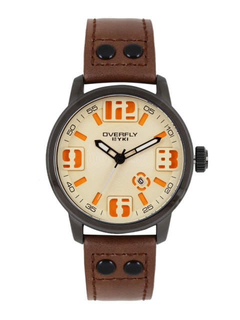 

Overfly Men Beige Analogue Watch EOV3053L-B1207