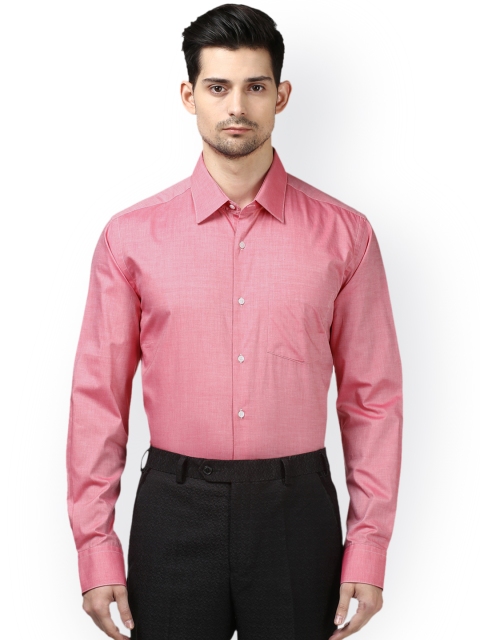 

Park Avenue Men Pink Smart Slim Fit Solid Formal Shirt