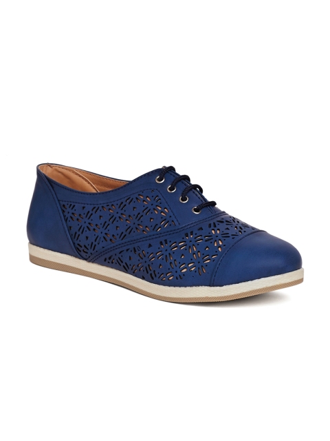

Marc Loire Women Blue Oxfords